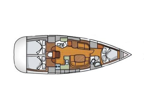 Book yachts online - sailboat - Sun Odyssey 42 i - Skiron - rent
