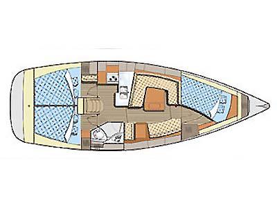 Book yachts online - sailboat - Elan 384 Impression - 384Athens - rent