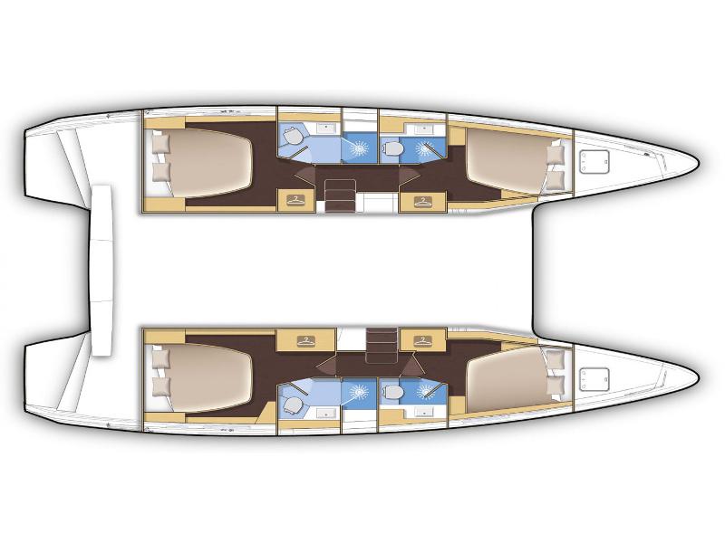 Book yachts online - catamaran - Lagoon 42 - 42Lefkas - rent