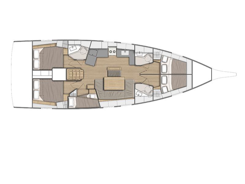 Book yachts online - sailboat - Oceanis 46.1 (5 cab) - Oceanis 46.1 2019 - rent