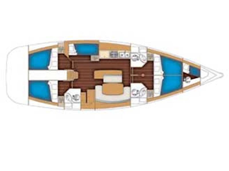 Book yachts online - sailboat - Cyclades 50.4 - Mari - rent