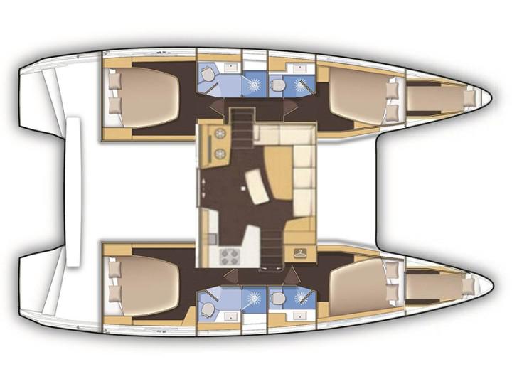 Book yachts online - catamaran - Lagoon 42 - Vasco - rent