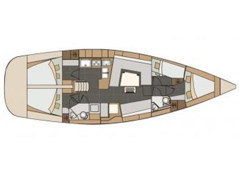 Book yachts online - sailboat - Elan Impression 45 BT - Reina Del Mar with A/C - rent