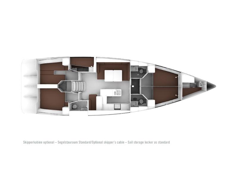 Book yachts online - sailboat - Bavaria Cruiser 56 - Miles - rent