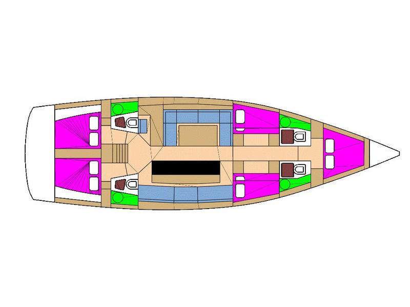 Book yachts online - sailboat - D&amp;D Kufner 54.2 - Castello - rent