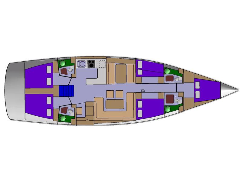 Book yachts online - sailboat - D&amp;D Kufner 54.1 - CARIGNAN - rent