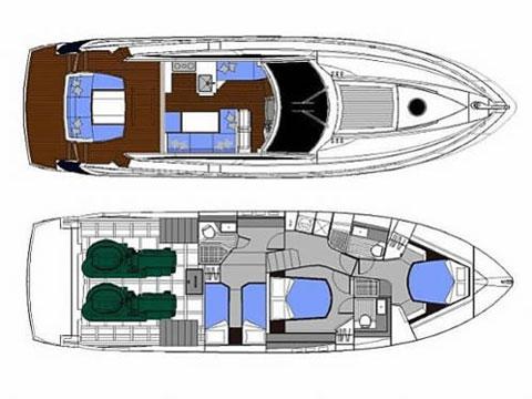 Book yachts online - motorboat - Absolute 52 - Tequila - rent