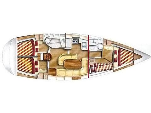 Book yachts online - sailboat - Gib Sea 43 - MAZA - rent