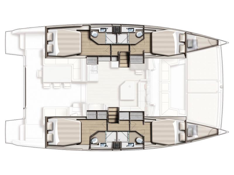 Book yachts online - catamaran - Bali 4.5 -1 - ROZI V - rent