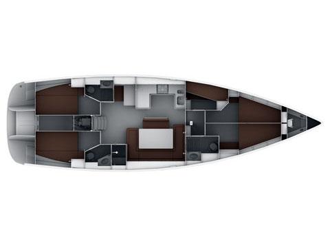 Book yachts online - sailboat - Bavaria Cruiser 50 - SIEGAL - rent
