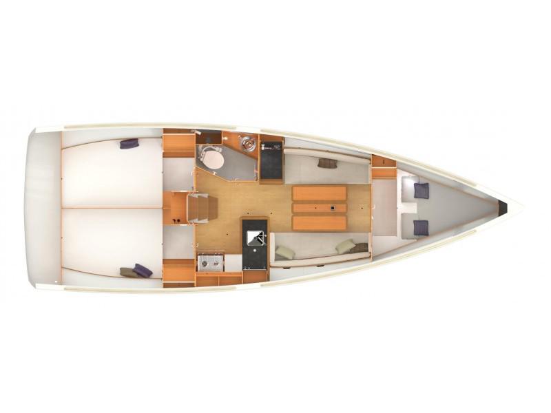 Book yachts online - sailboat - Sun Odyssey 349 - DIMITRA - rent