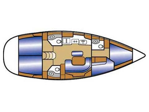 Book yachts online - sailboat - Oceanis 423 - Viva - rent