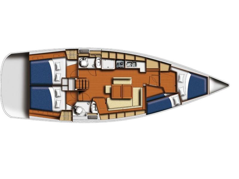 Book yachts online - sailboat - Oceanis 43 - Beneteau Liberty - rent