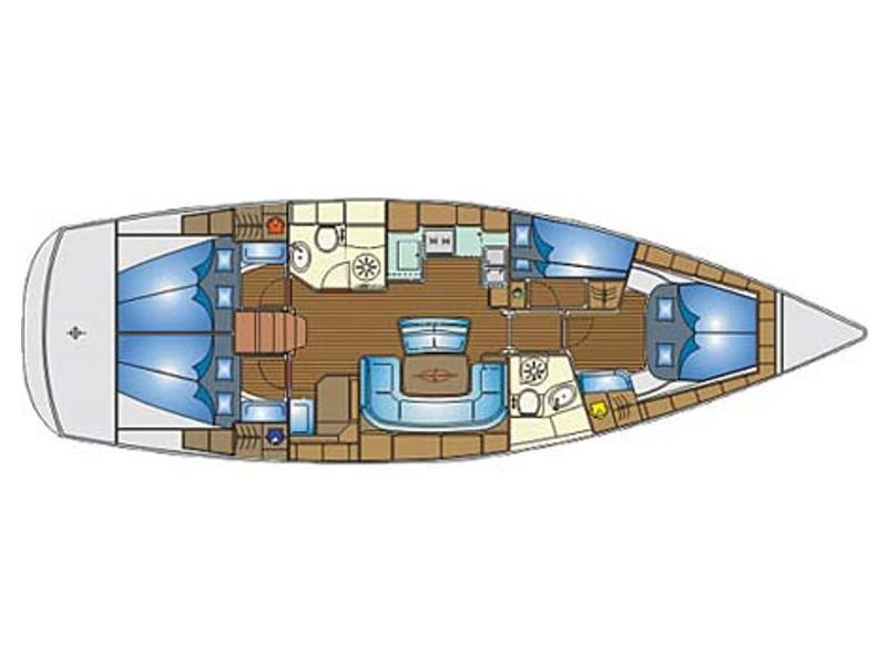 Book yachts online - sailboat - Bavaria 46 Cruiser - EC- 46B-07-G - rent