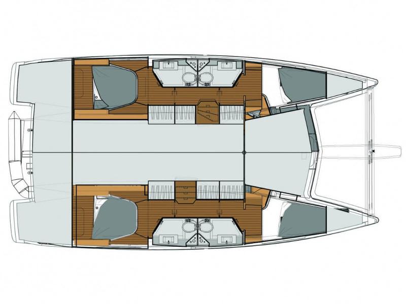 Book yachts online - catamaran - Lucia 40 /4cbs - CL- LU4-18-G - rent