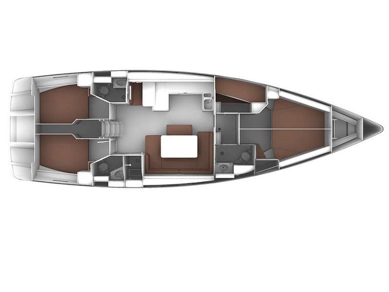 Book yachts online - sailboat - Bavaria Cruiser 51 - EC- 51C-15-F - rent