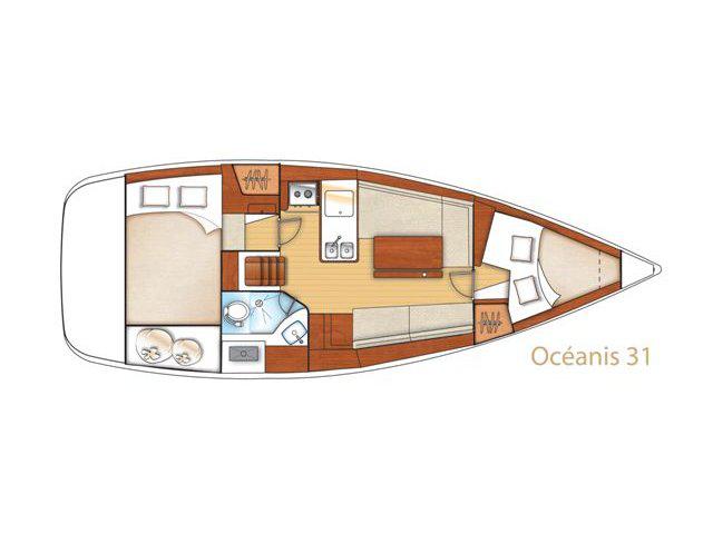 Book yachts online - sailboat - Oceanis 31 - BUDDY - rent