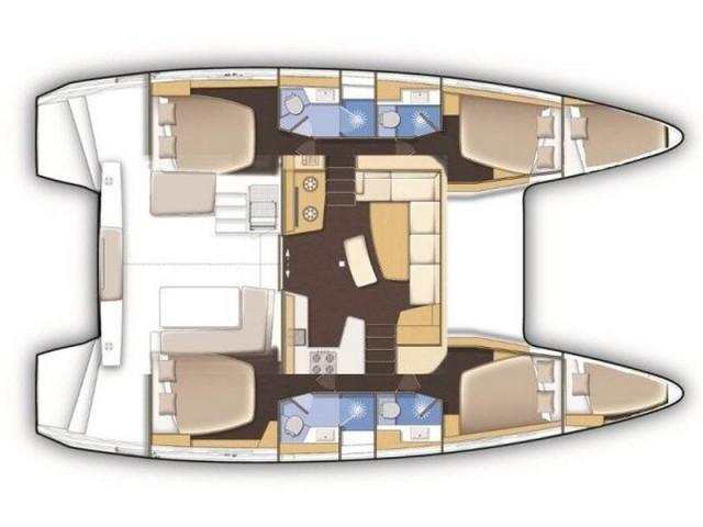 Book yachts online - catamaran - Lagoon 42 - Ice Cat - rent