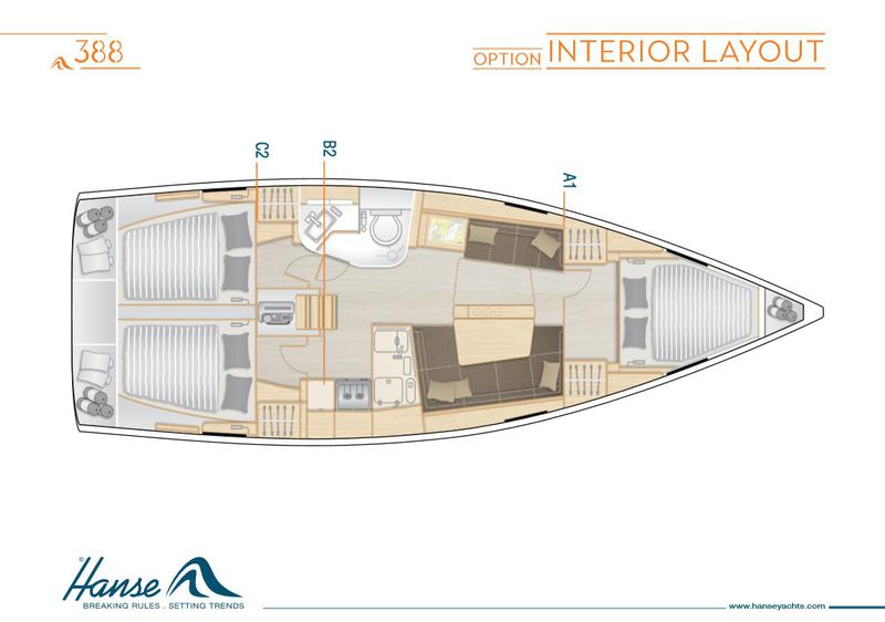 Book yachts online - sailboat - Hanse 388 - ENNOSIGEUS - rent