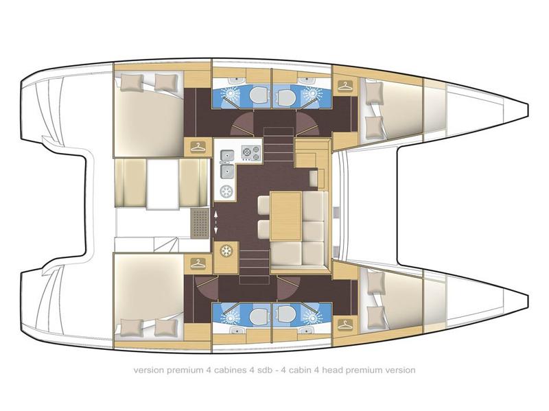 Book yachts online - catamaran - Lagoon 39 - Cataifi - rent