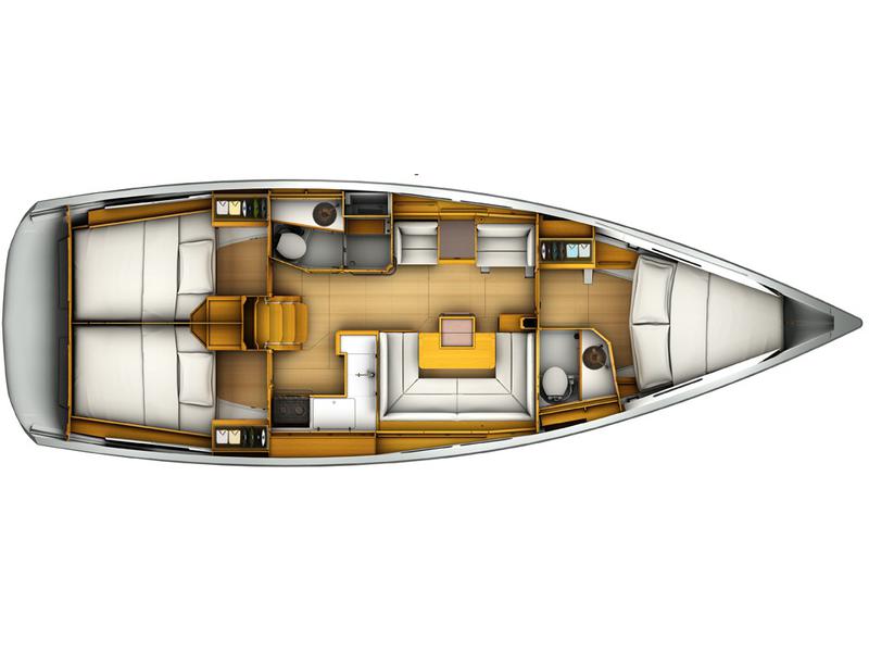 Book yachts online - sailboat - Sun Odyssey 419 - Red Kiss - rent