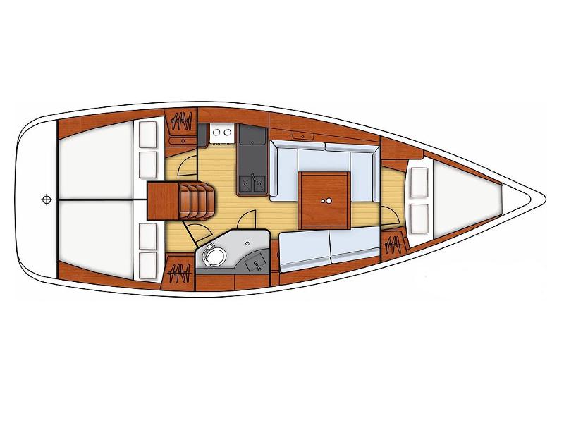 Book yachts online - sailboat - Oceanis 34 - Sixth - rent