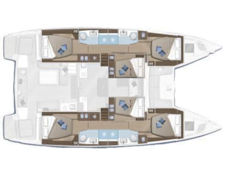 Book yachts online - catamaran - Lagoon 50 - KaLiMar - rent