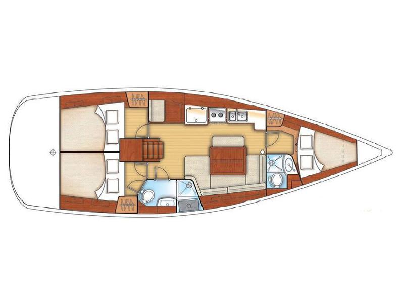 Book yachts online - sailboat - Oceanis 40 - PROSECCO - Refit2017 - rent
