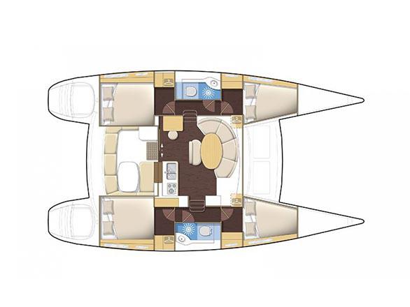 Book yachts online - catamaran - Lagoon 380 - daiquiri - rent