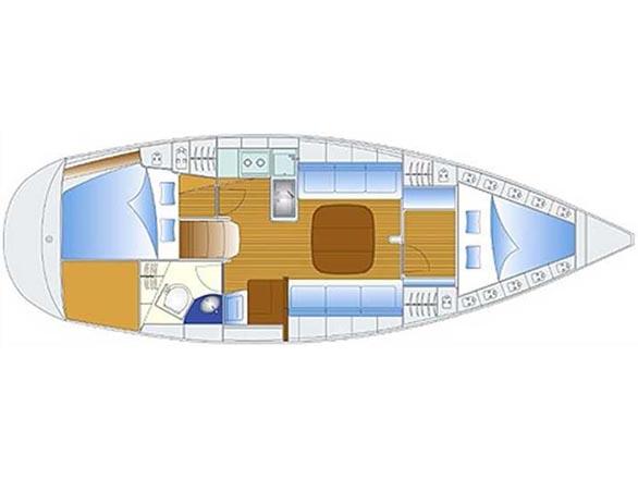 Book yachts online - sailboat - Bavaria 36 - MELINA - rent