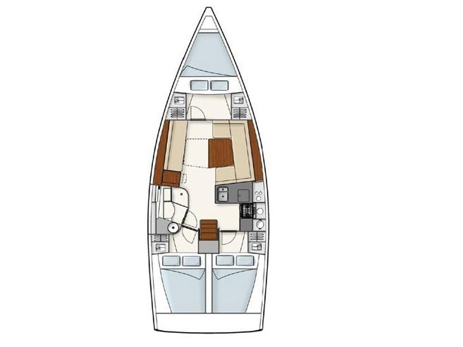 Book yachts online - sailboat - Hanse 385 - Pagode - rent