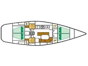 Book yachts online - sailboat - Oceanis 461 - Alboran XII Pampero (Majorca) - rent