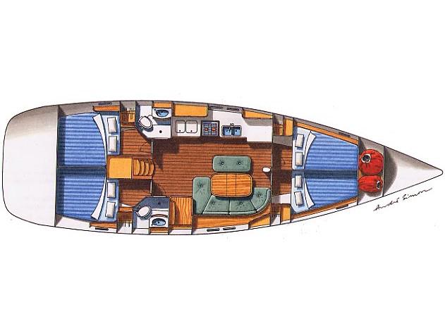 Book yachts online - sailboat - Oceanis 473 - Alboran XIX Sabor (Las Palmas) - rent