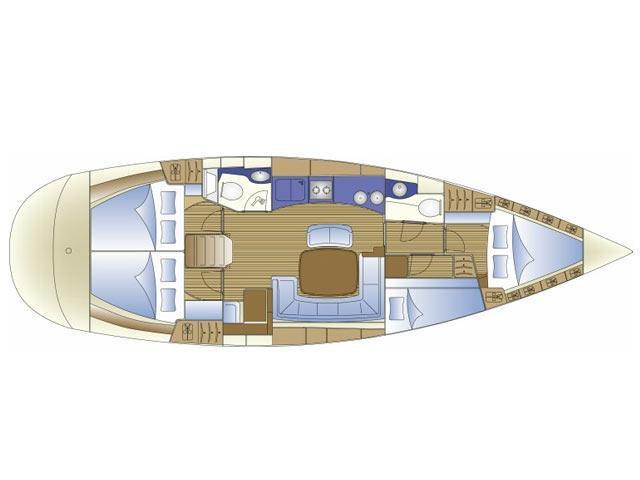 Book yachts online - sailboat - Bavaria 44 - Bavaria 44 (2003) - rent