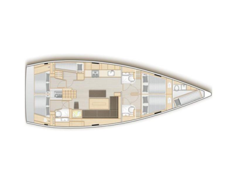Book yachts online - sailboat - Hanse 508 - Poseidon - rent