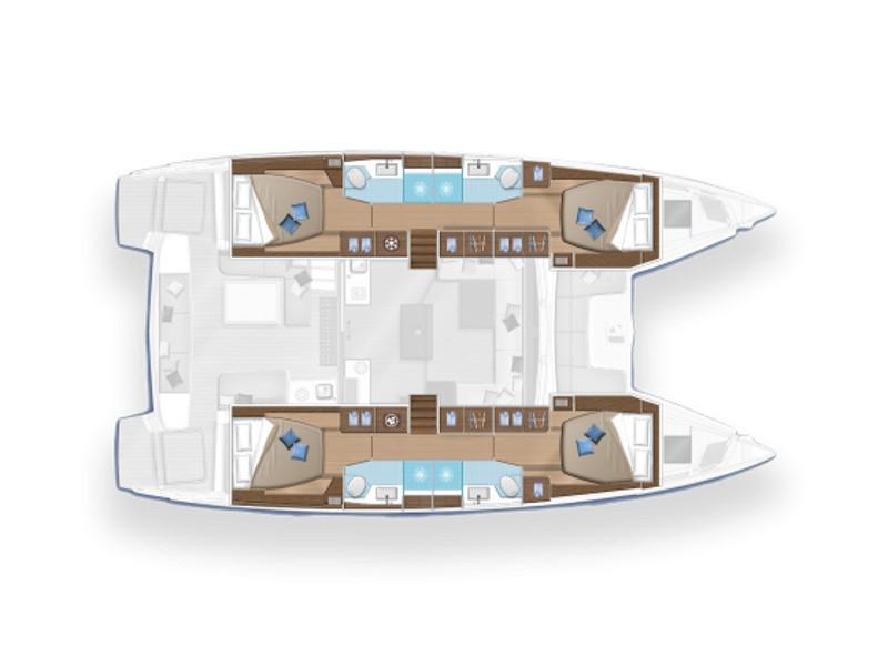 Book yachts online - catamaran - Lagoon 50 - Victoria - rent