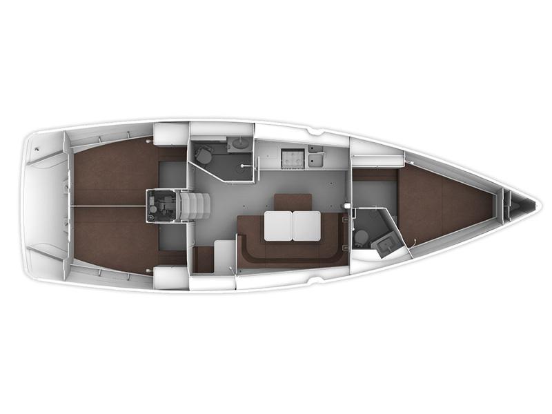 Book yachts online - sailboat - Bavaria Cruiser 41 - B41-4 - rent