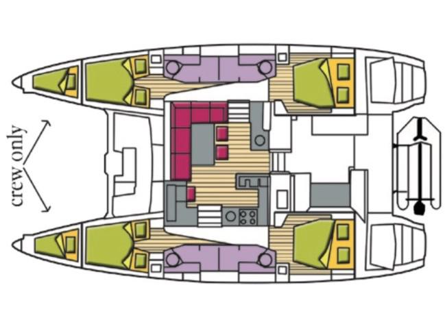 Book yachts online - catamaran - Lagoon 450F - Rigel Kentaurus (TOR) - rent