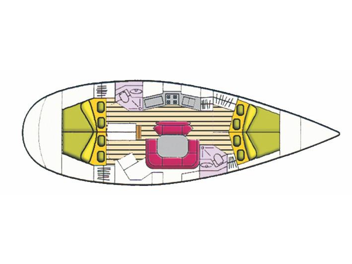 Book yachts online - sailboat - Sun Odyssey 45 08 - Sargas - rent