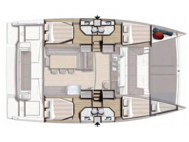 Book yachts online - catamaran - Bali 4.3 Fasteam2 - Fasteam2 - rent