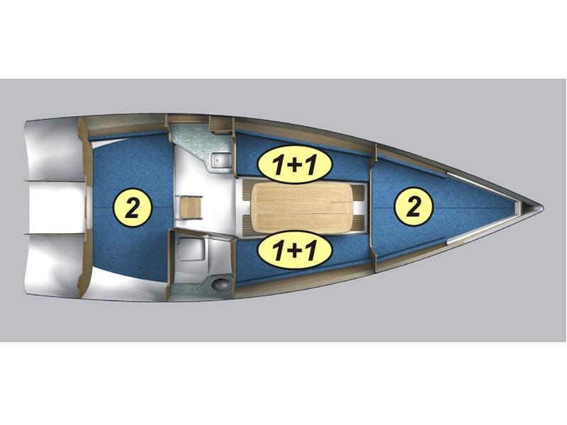 Book yachts online - sailboat - Maxus 28 Standard - MEDON - rent
