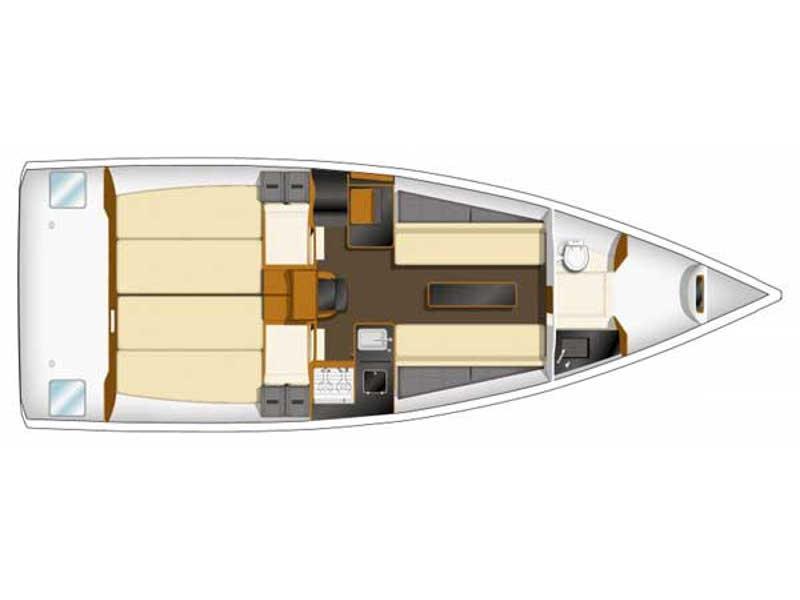 Book yachts online - sailboat - Sun Fast 3200 - Punch - rent