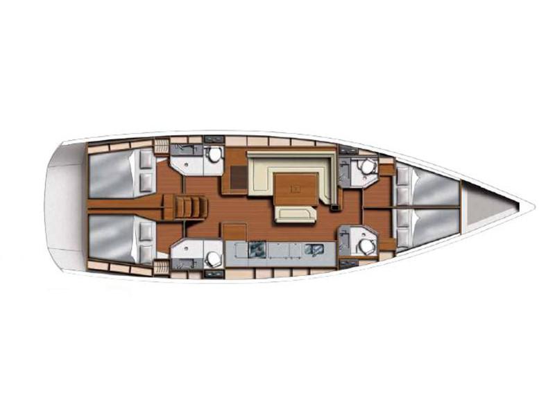 Book yachts online - sailboat - Sunsail 51 - Sunsail 51 (2015) - rent