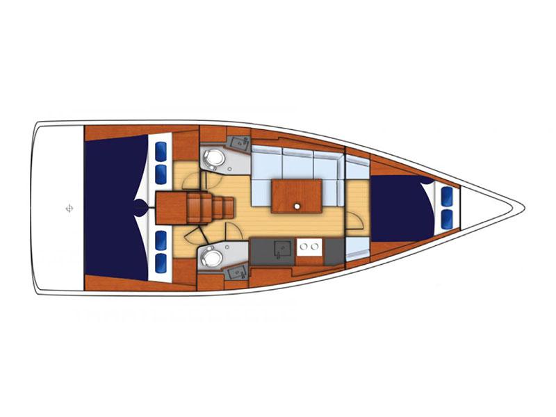 Book yachts online - sailboat - Moorings 38.3 - Moorings 38.3 (2019) - rent