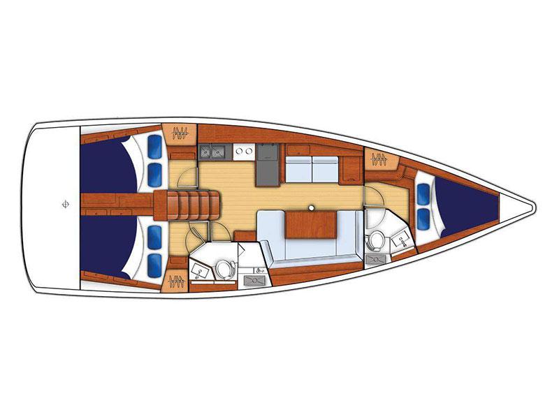 Book yachts online - sailboat - Moorings 42.3 - Moorings 42.3 (2013) - rent