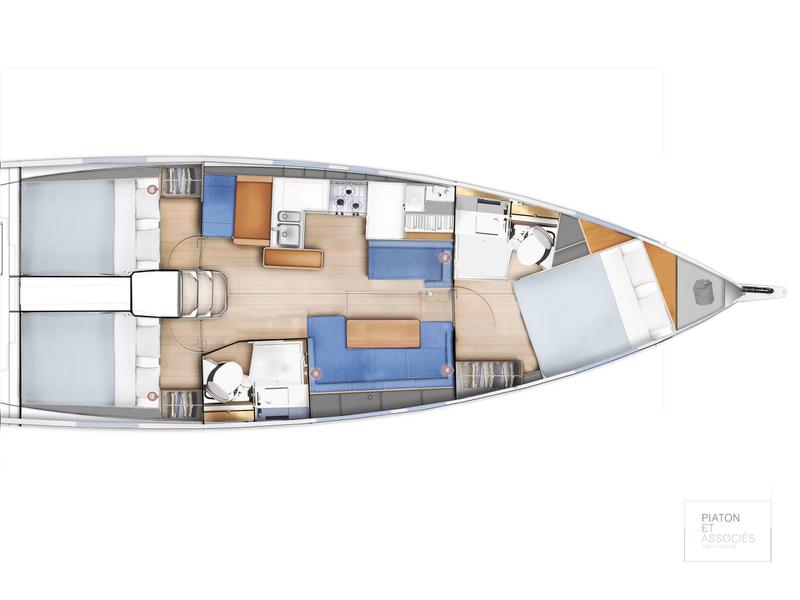 Book yachts online - sailboat - Sun Odyssey 410 - ANASSA - rent