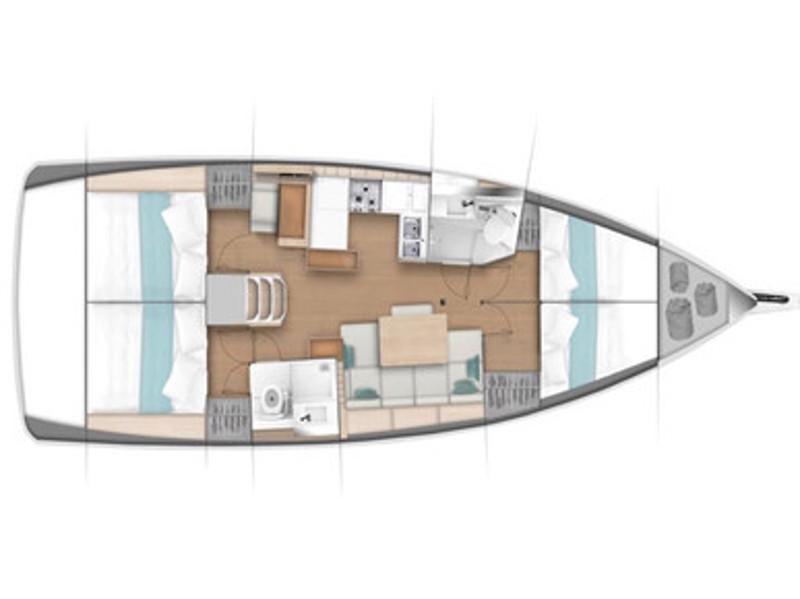 Book yachts online - sailboat - Sun Odyssey 440 - TOMMY - rent