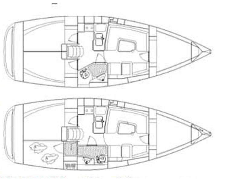 Book yachts online - sailboat - Elan 344 Impression - Martina II (sails 2015) - rent