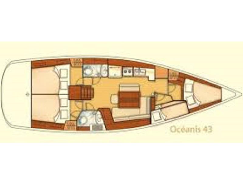 Book yachts online - sailboat - Beneteau 43 - October Rouge - rent