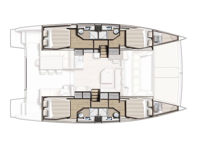Book yachts online - catamaran - Bali 4.5 - Tokelau - rent